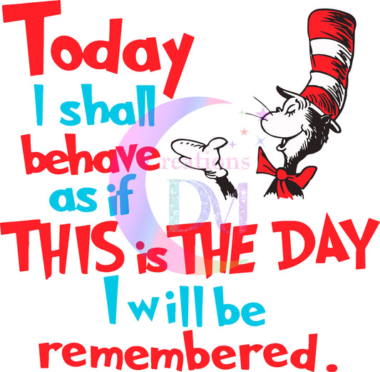 DR Seuss Day DTF 102