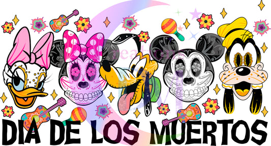 Dia de los muertos/Day of the Dead-mickey & friends