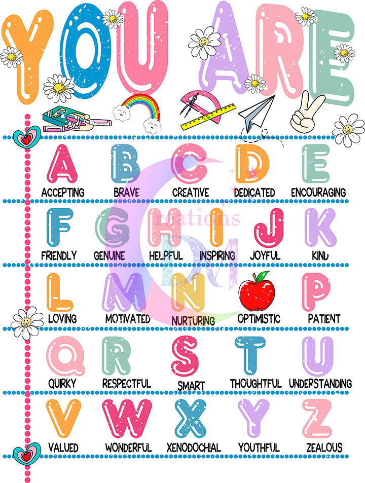 Teacher - you are ABC