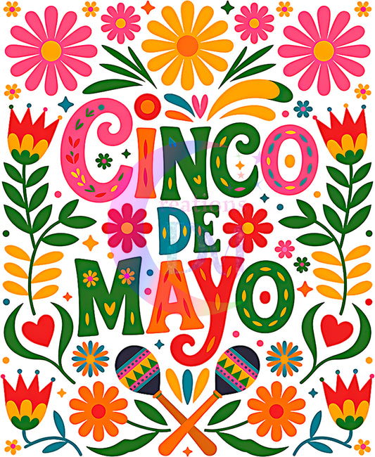 cinco de mayo DTF -  CINCO DE MAYO