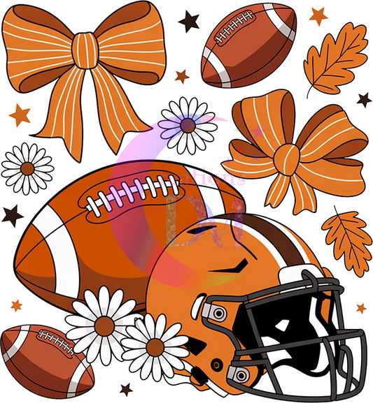 Football - helmet and football