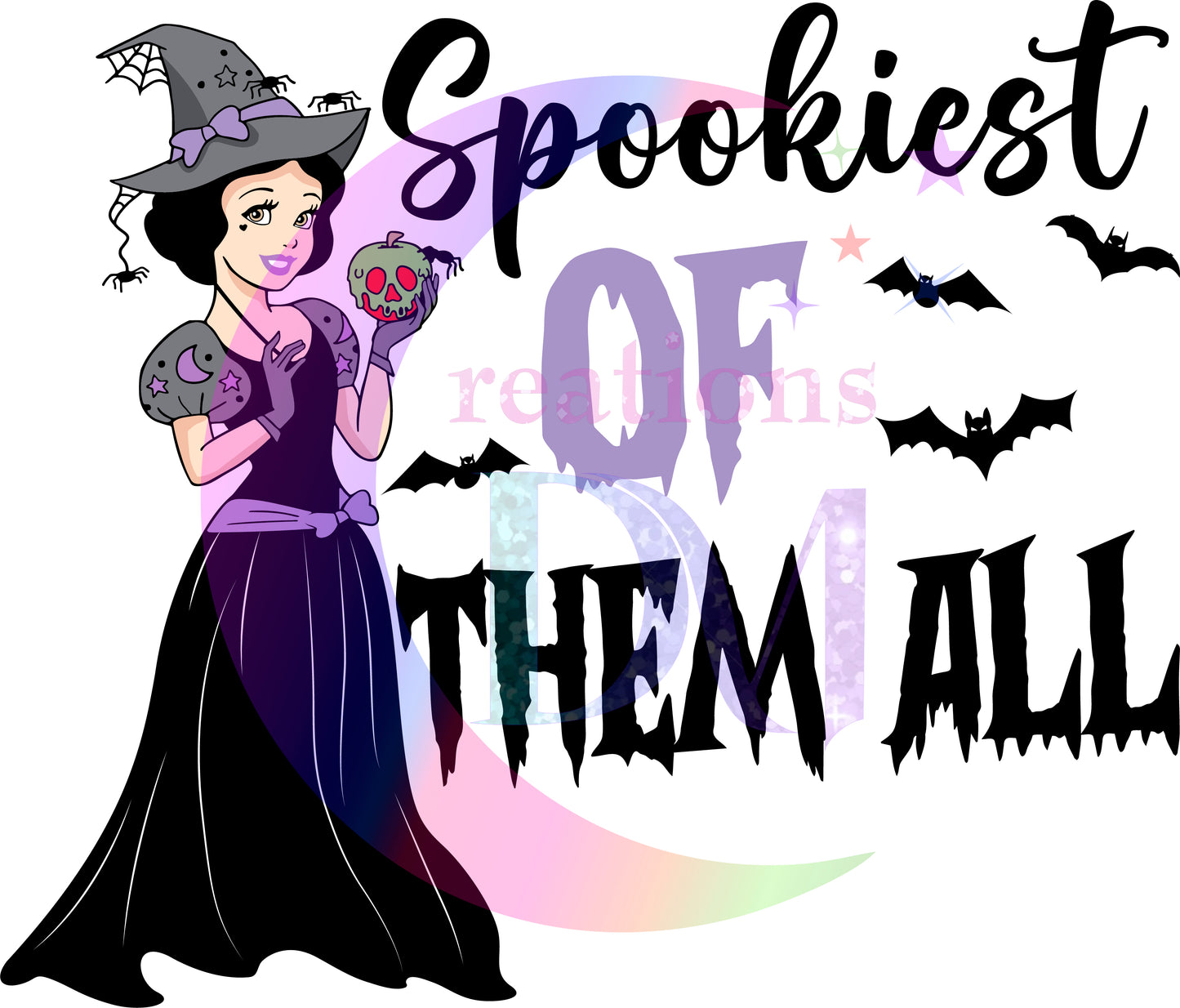 halloween DTF - princess _ spookiest of them all