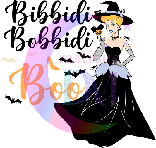 halloween DTF - princess _ bibiddi bobbidi boo