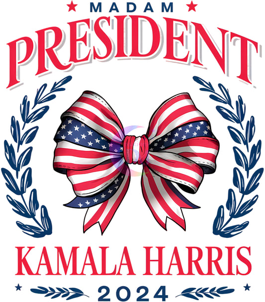 2024 Election -  kamala usa bow