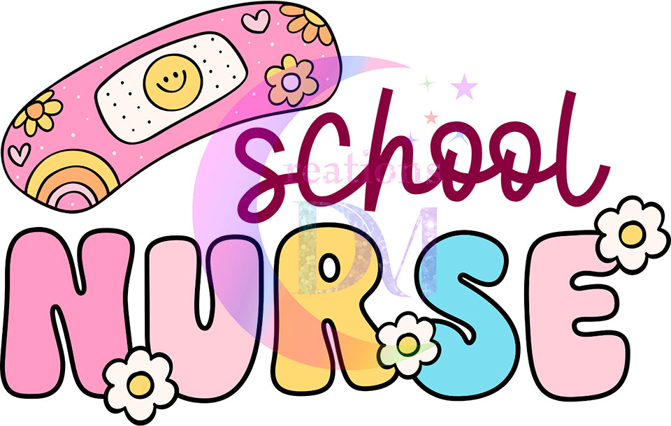 NURSE - school nurse, bandaid