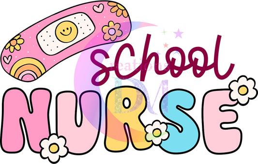NURSE - school nurse, bandaid