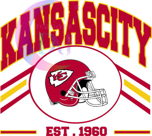kansas chiefs football - Kansas chiefs helmet est 1960
