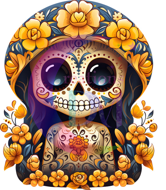 Dia de los muertos/Day of the Dead- little girl