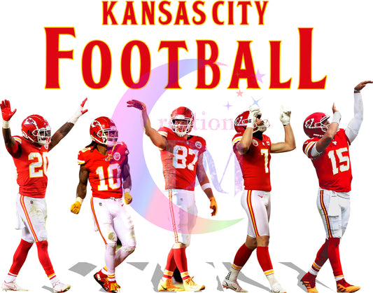 kansas chiefs football -  Kansas football , white letters