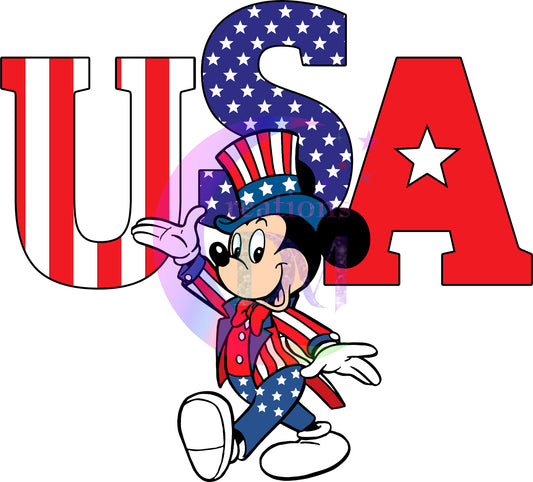 Fourth of July - USA Mickey