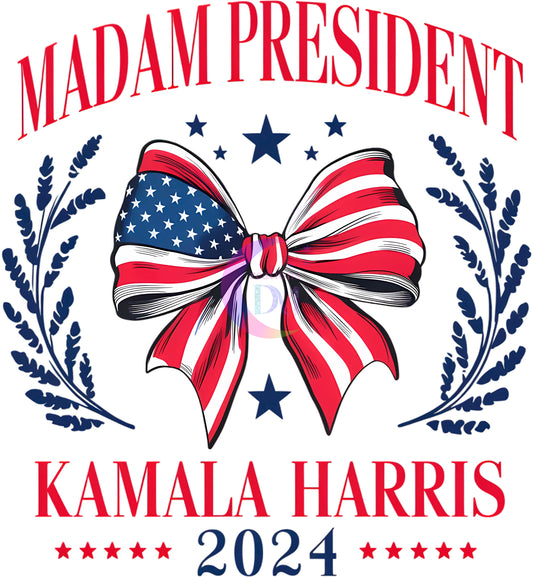 2024 Election - madam president kamala bow