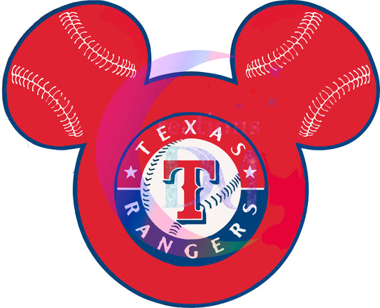 Texas rangers - Mickey Mouse head