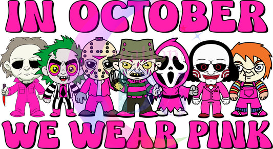 breast cancer awareness month - in oct we wear pink spooky 4