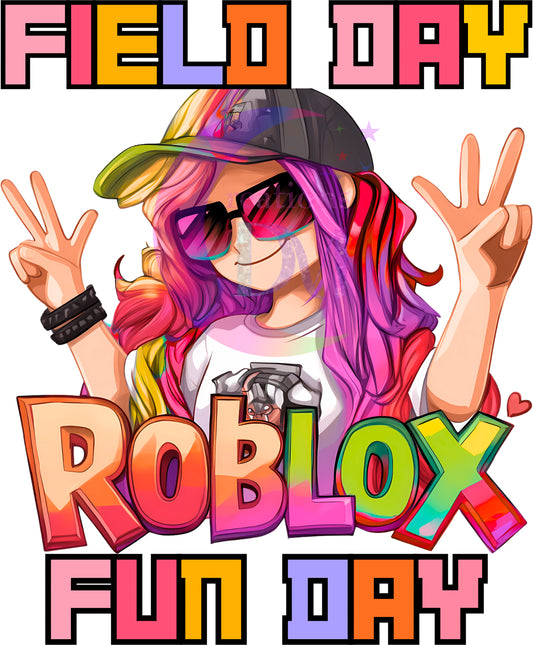 field day dtf -  FIELD DAY FUN DAY ROBLOX PINK