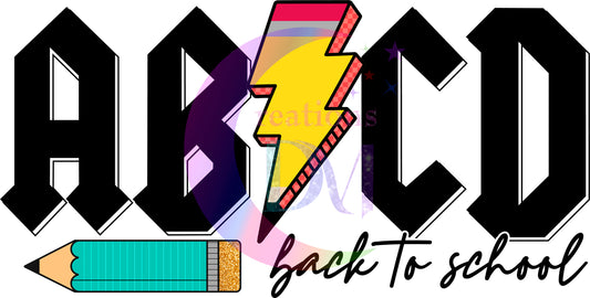 back to school DTF - ABCD