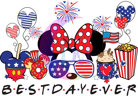 Fourth of July - Minnie  B-E-S-T-D-A-Y-E-V-E-R