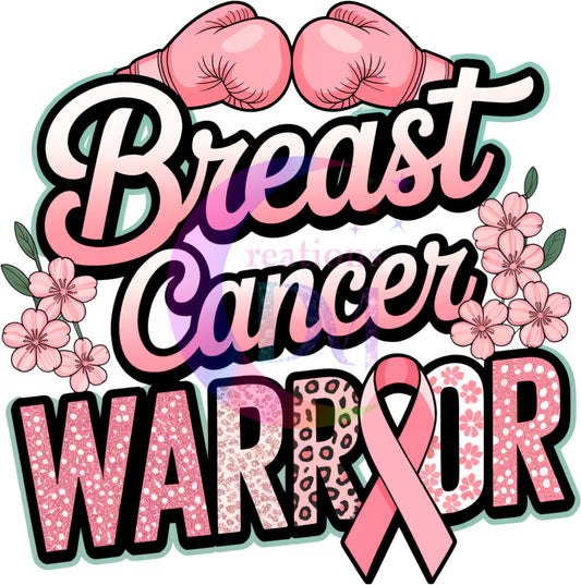 breast cancer awareness month - breast cancer warrior pink gloves