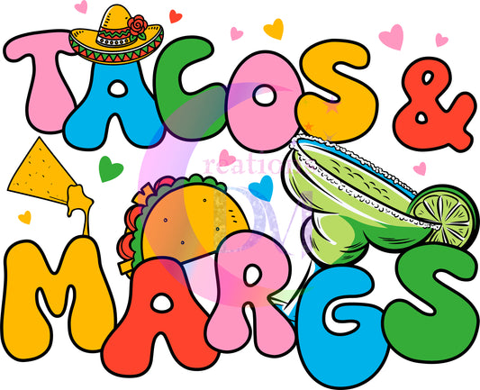 cinco de mayo DTF -  TACOS-MARGS
