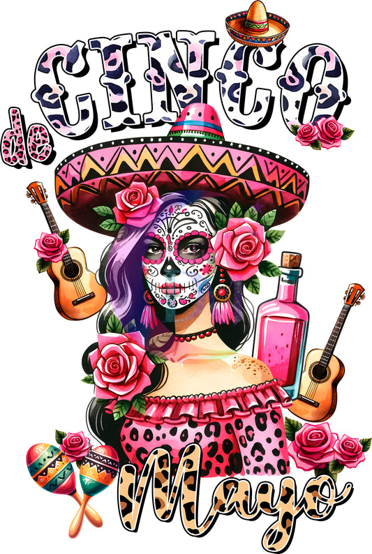 cinco de mayo DTF - cinco de mayo, red roses
