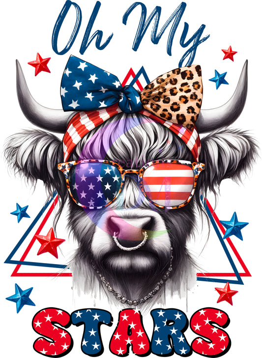 Fourth of July  - oh my stars cow