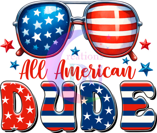 Fourth of July  - all American dads sunglasses