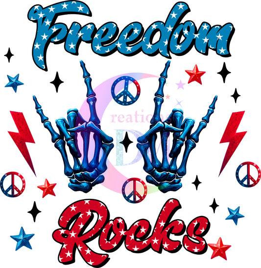 Fourth of July  -  freedom rocks