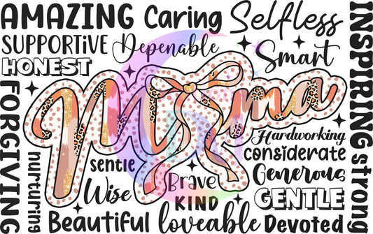Mother's Day - mama  inspirational words