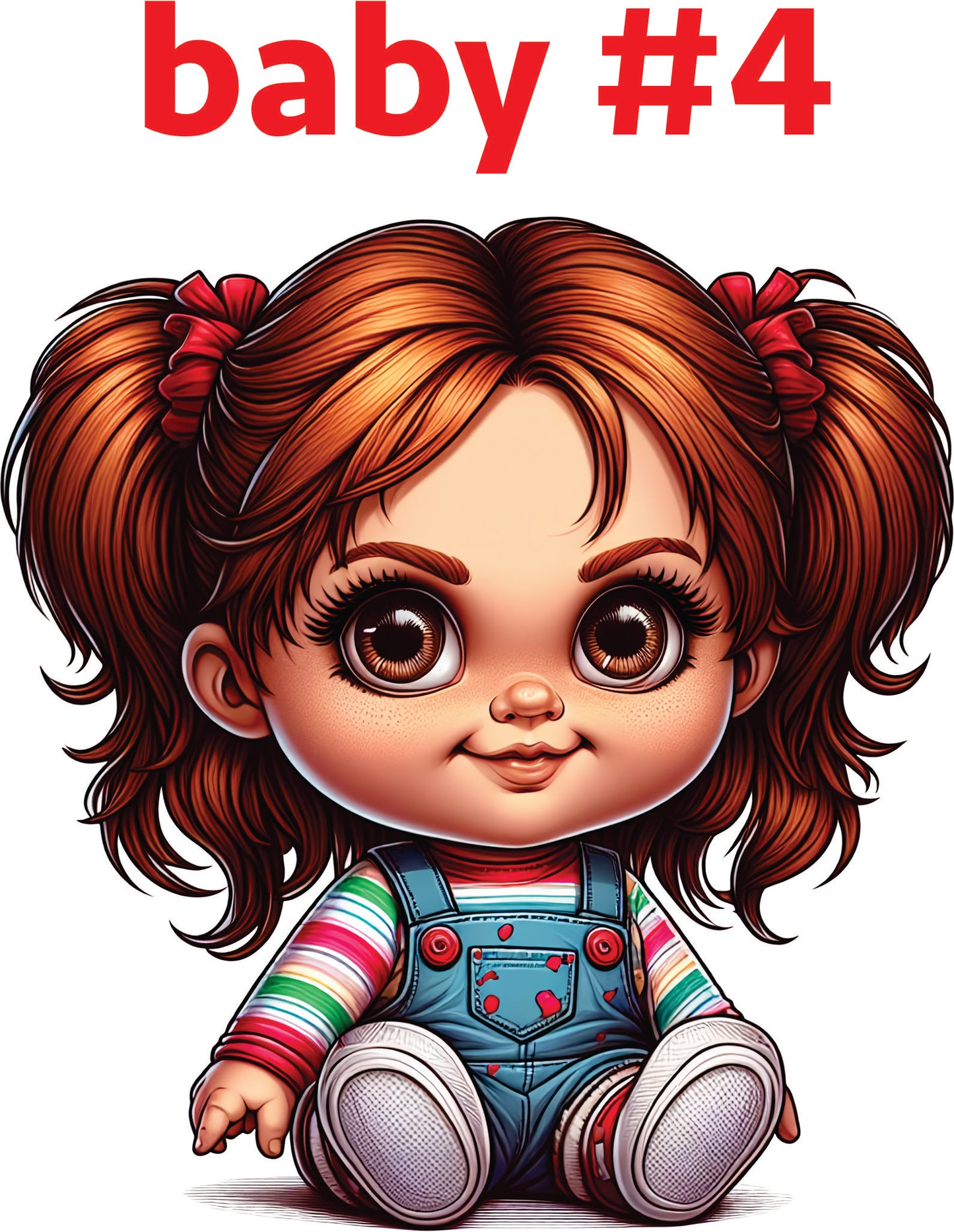 Mother's Day DTF personalization - Chucky "GIGI" flowers personalize add baby name