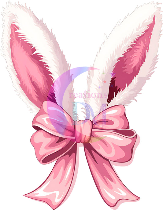 Easter - bunny ears coquette bow