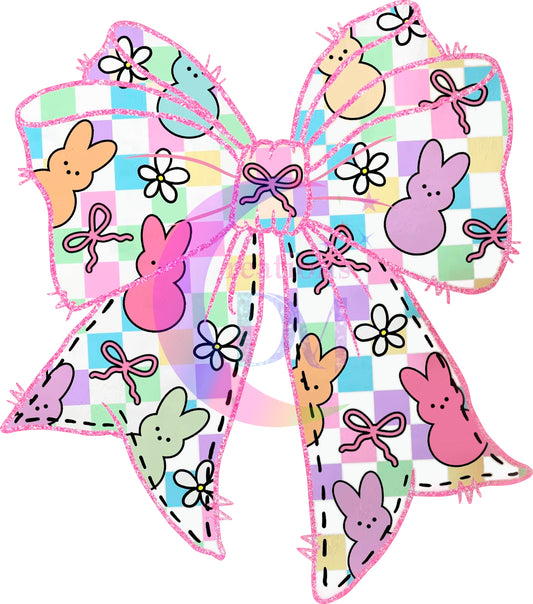 Easter - bow with easter bunny inside