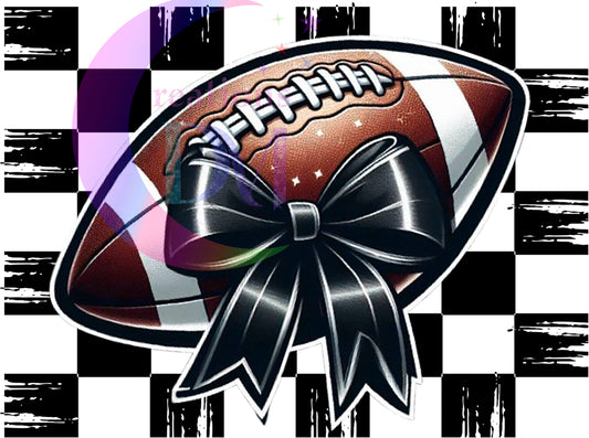 Football -checkered background football