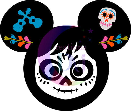 Dia de los muertos/Day of the Dead-  coco mickey