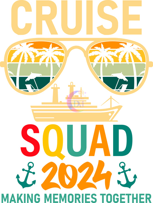 vacation DTF - cruise squad 2024