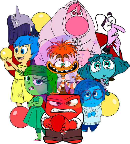 inside out DTF - characters