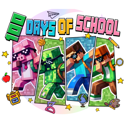 100 DAYS of school-Roblox