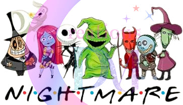 halloween DTF - horror friends nightmare