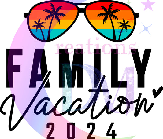 vacation DTF - family vacation sunglasses