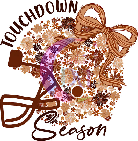 Football - touchdown season, neutral colors