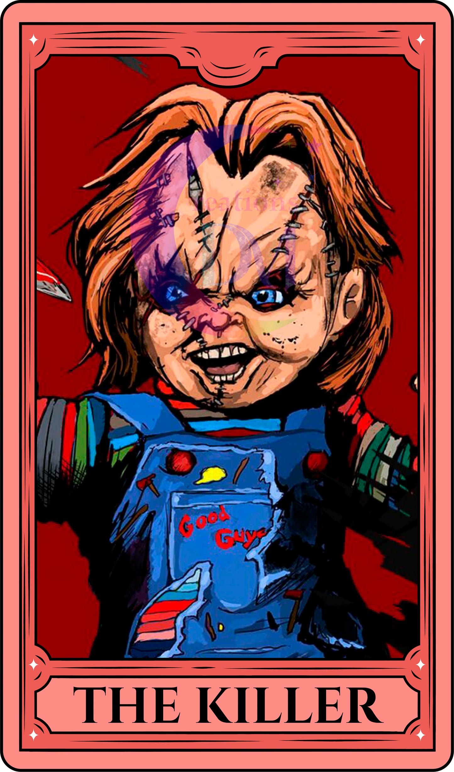 halloween DTF - chucky red box aka the killer