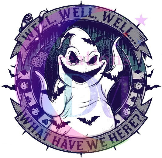 halloween DTF -nightmare before Christmas - well , well ,well ghost