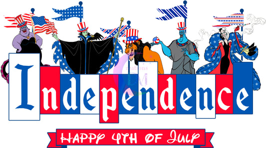 Fourth of July DTF - happy 4th of July  independence villains