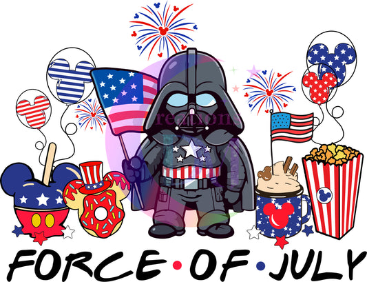 Fourth of July -  Disney Star Wars force of July