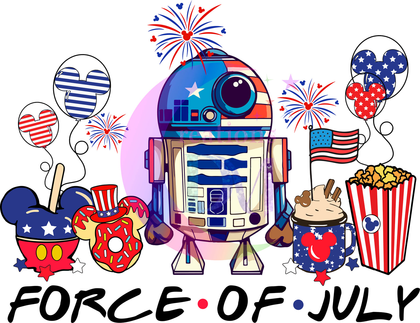 Fourth of July -  Disney Star Wars force of July bb-8