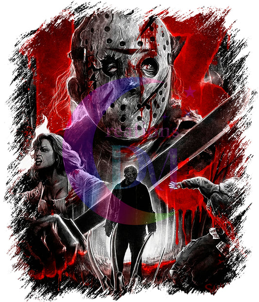 halloween DTF - Jason vorhees horror 4