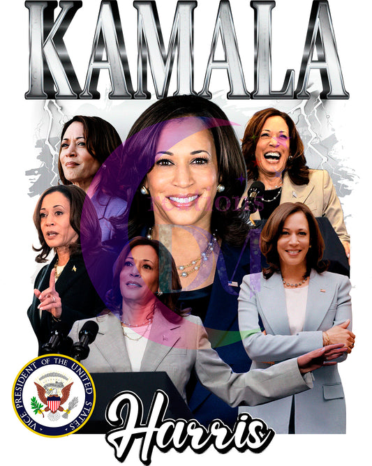 2024 Election - kamala Harris grey