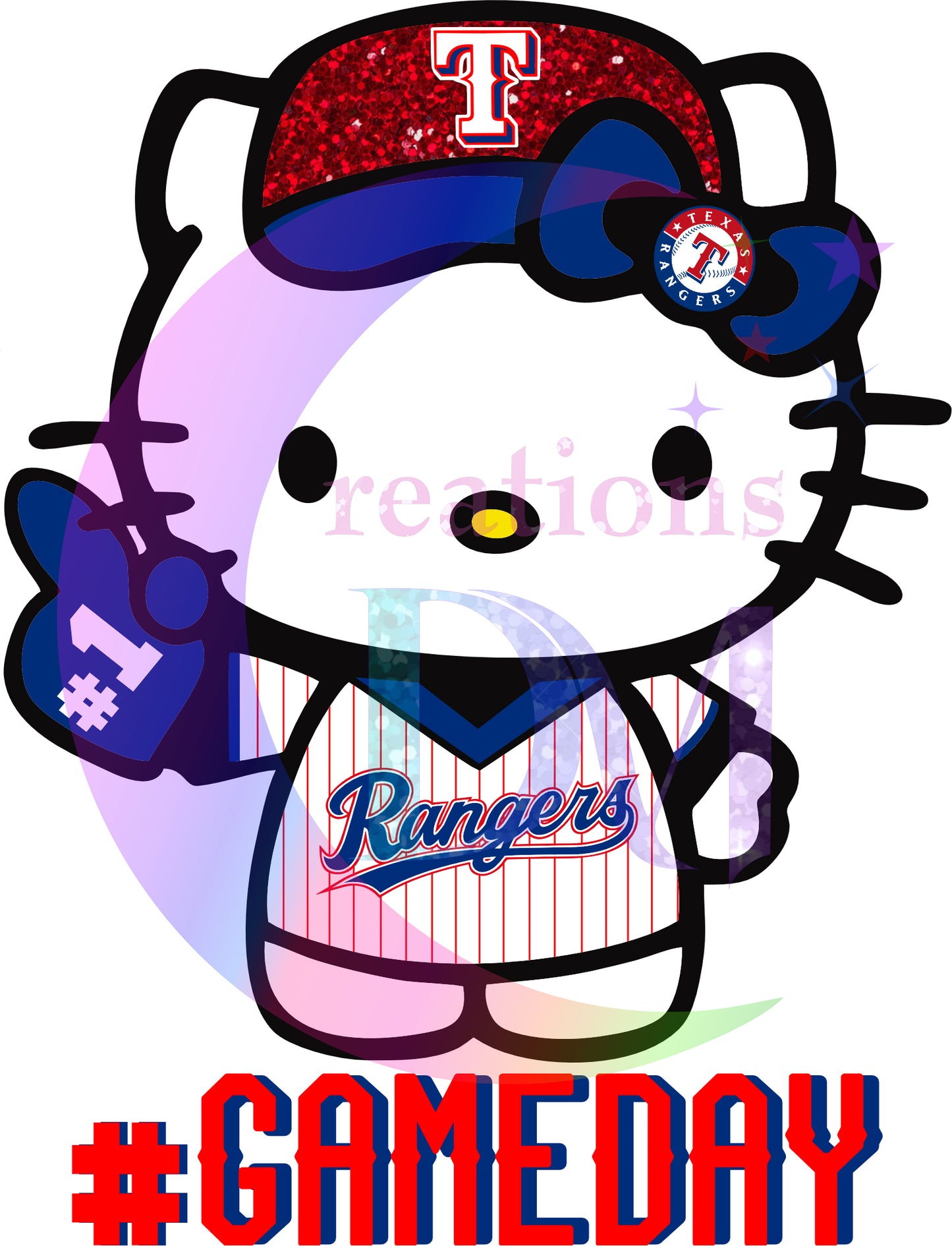 Texas rangers -  kitty rangers  gameday