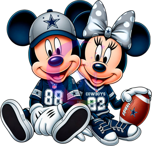 Dallas Cowboys - mickey & Minnie champions