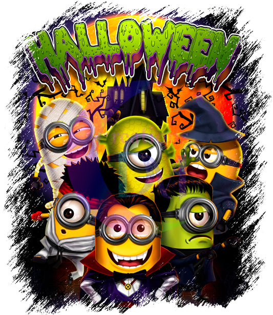 halloween DTF -Minions horror