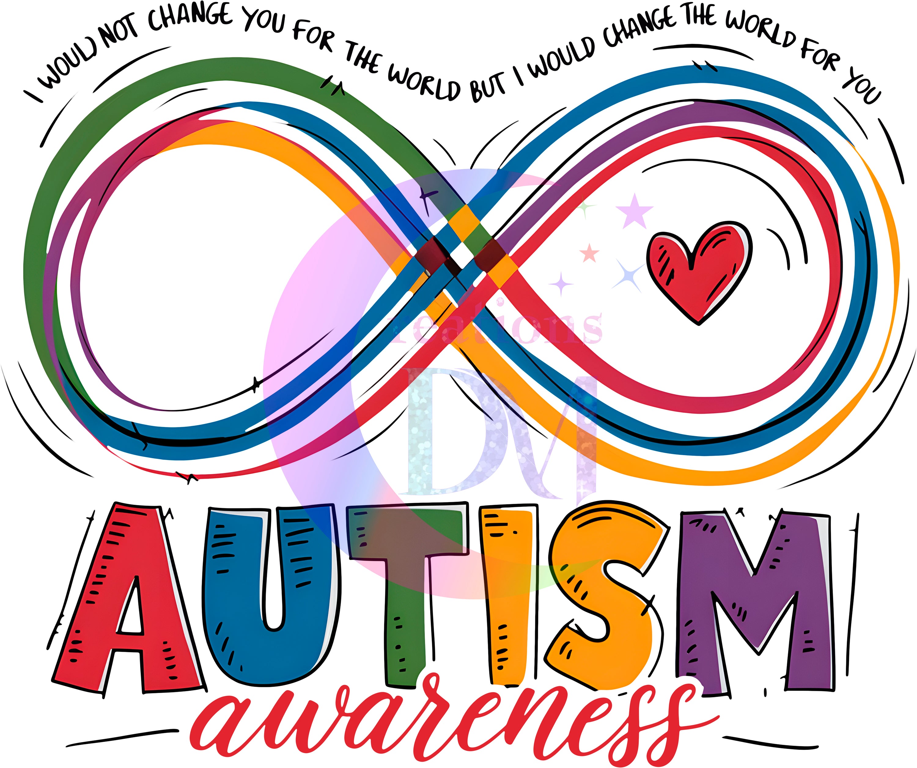 Autism Infinity Graphics Autism - Autism awareness infinity sign colorful – dm printed creations