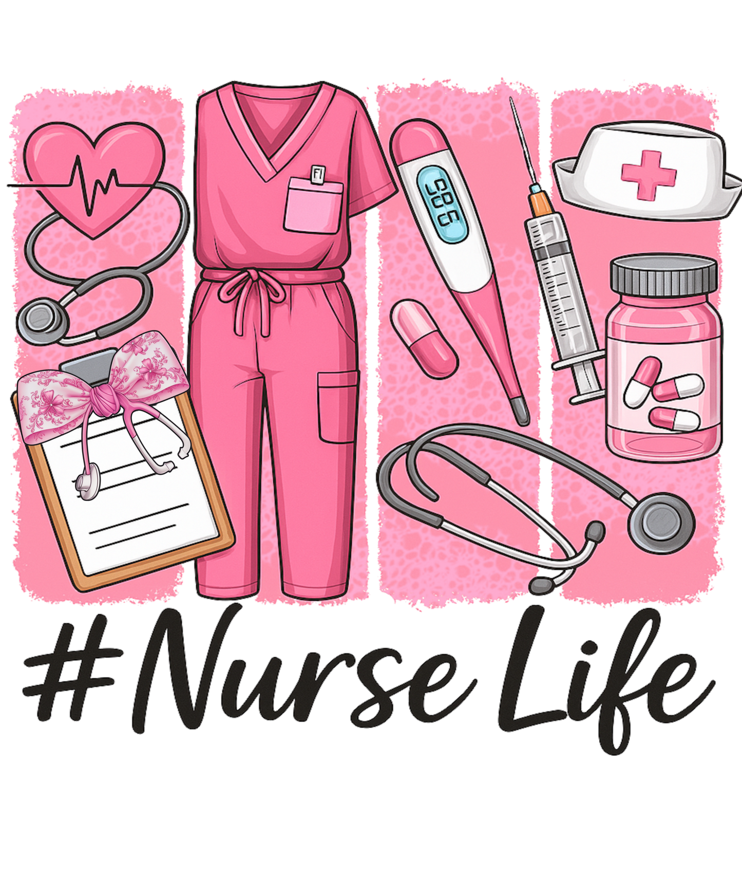 NURSE - #nurselife pink